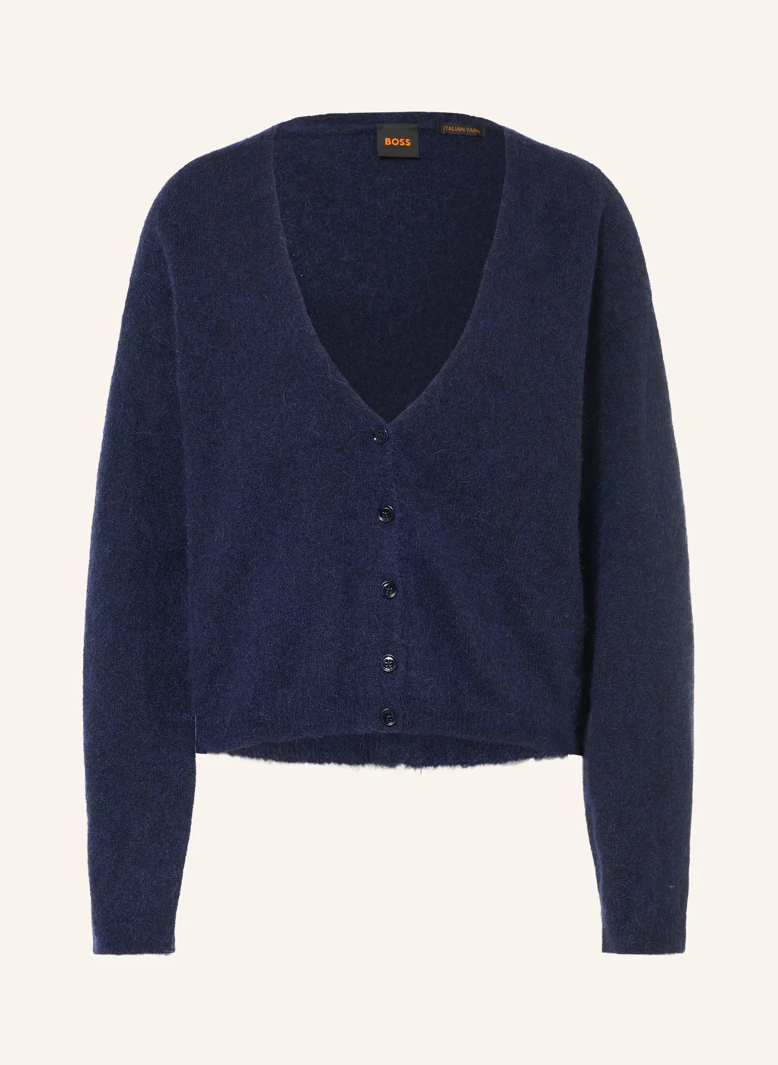 BOSS Strickjacke FARANO mit Alpaka