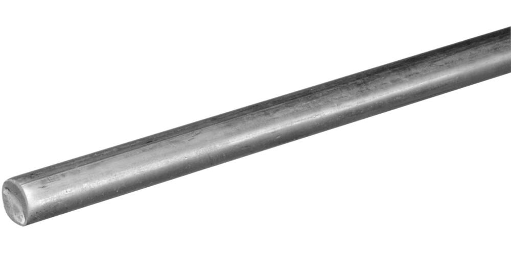 Steelworks Plated Round Rod, Zinc-Plated, Assorted Sizes