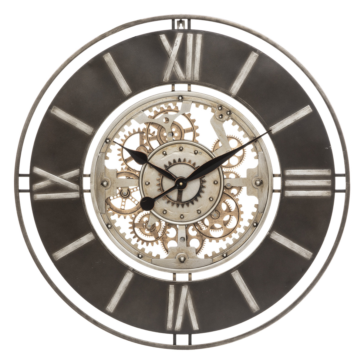 Clock"Soul" Gilt metal, D.70 cm