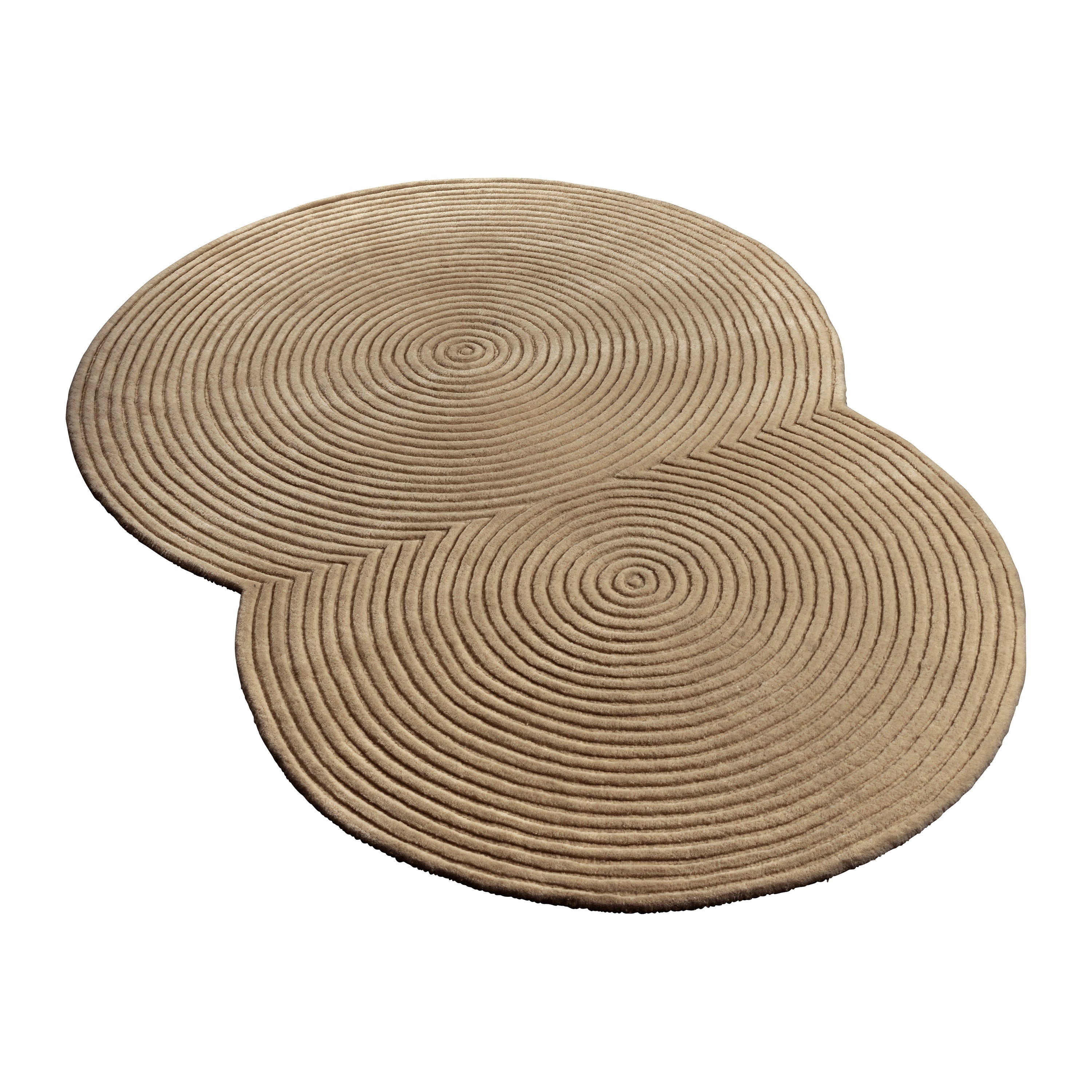 Bolia Zen Vloerkleed 134 x 190 cm - Rounded - Dark Beige