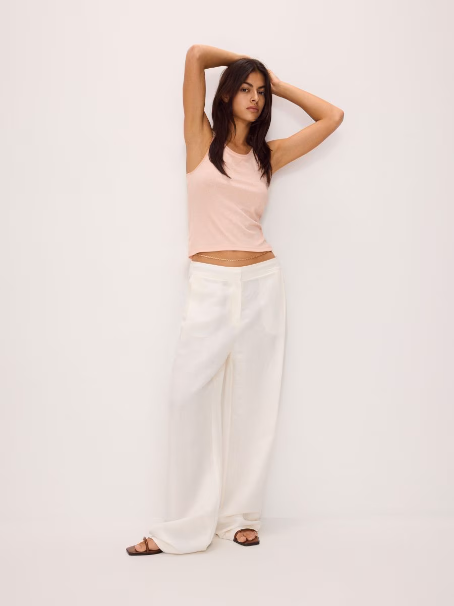 Rib Knit Jersey Top