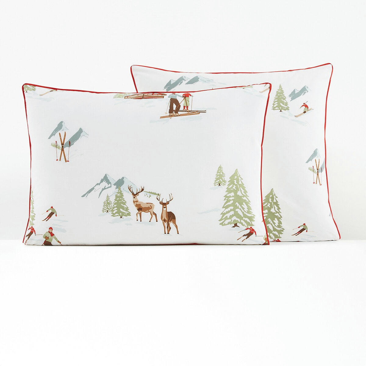 Taie d'oreiller en percale de coton, St Moritz