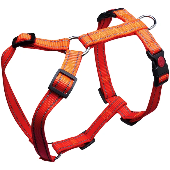 Hunde-Geschirr, Größe: verstellbar, Nylon, orange