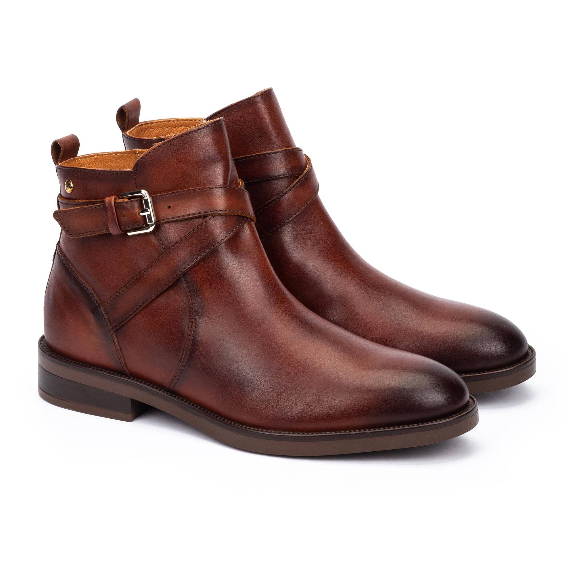 PUERTOLLANO - Botin plano con hebilla para mujer