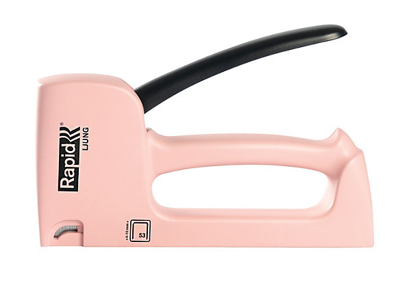 Agrafeuse manuelle tapissier R53 Skargard rose Rapid