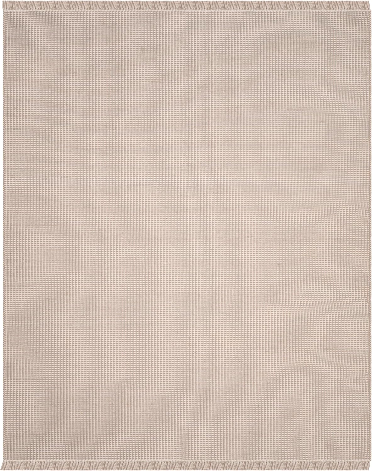 SAFAVIEH Area Rug 8x10 - Montauk Collection - Large - Ivory & Grey, Handmade Flat Weave Cotton, Boho Farmhouse Design, Ideal for Living Room, Bedroom, Office, Dining Space (MTK340A)