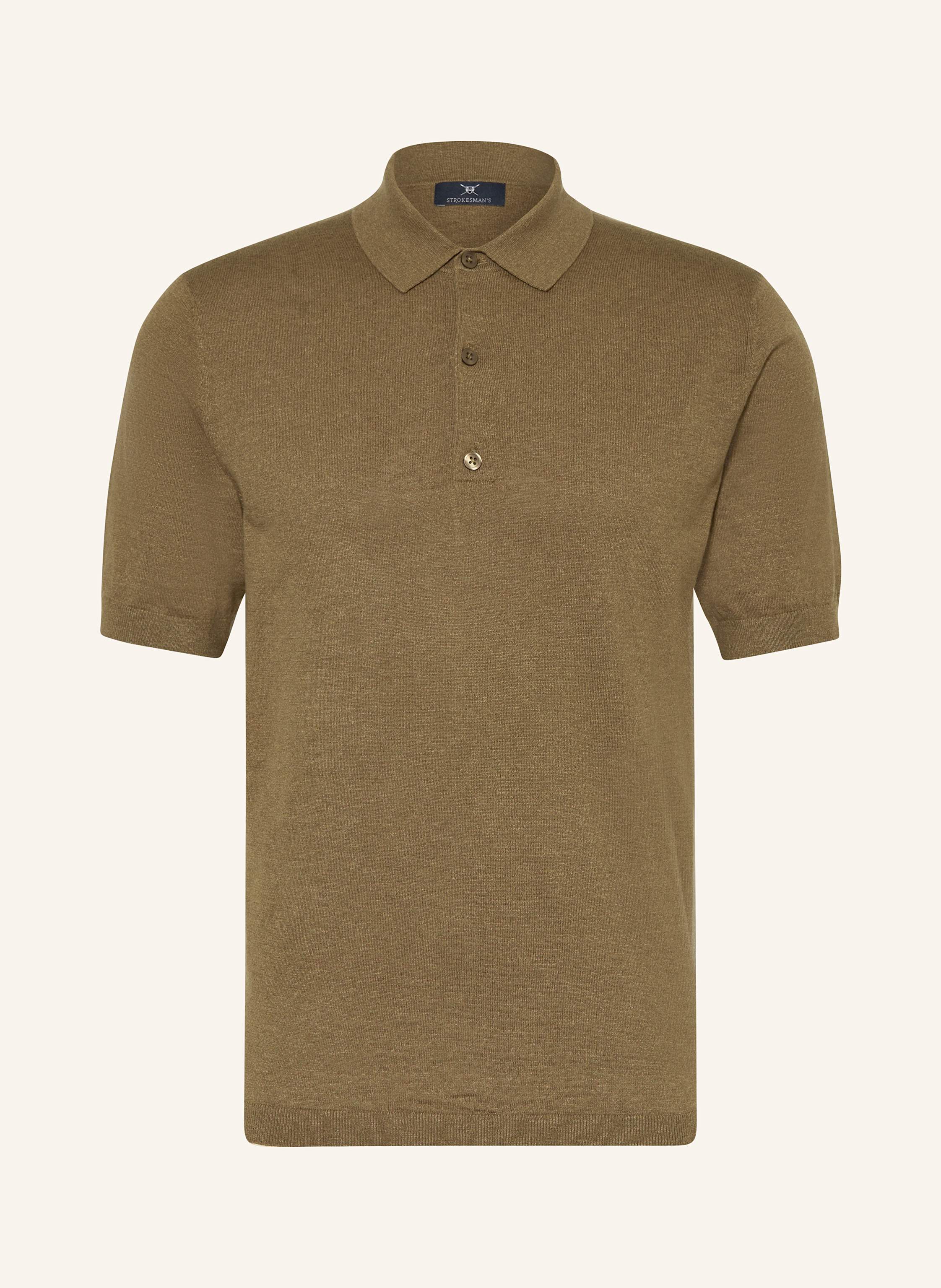 STROKESMAN'S Strick-Poloshirt