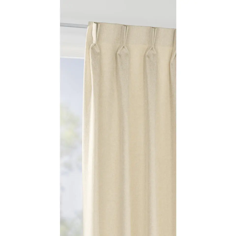 Gordijnstof Loom lichtdoorlatend - off-white