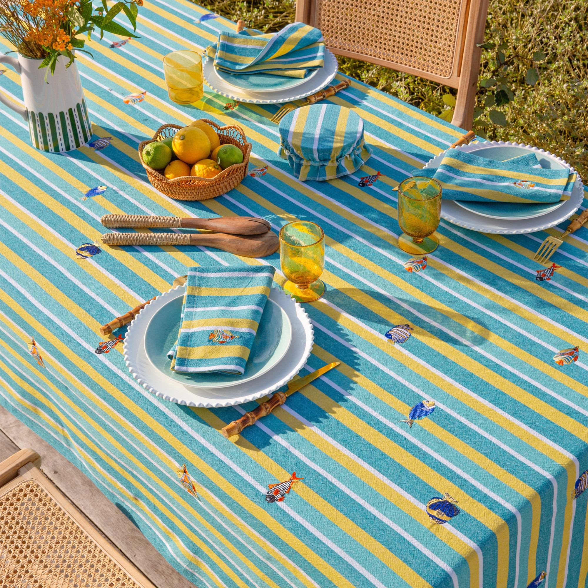 Lot de 3 couvre-platsChant de l'eau