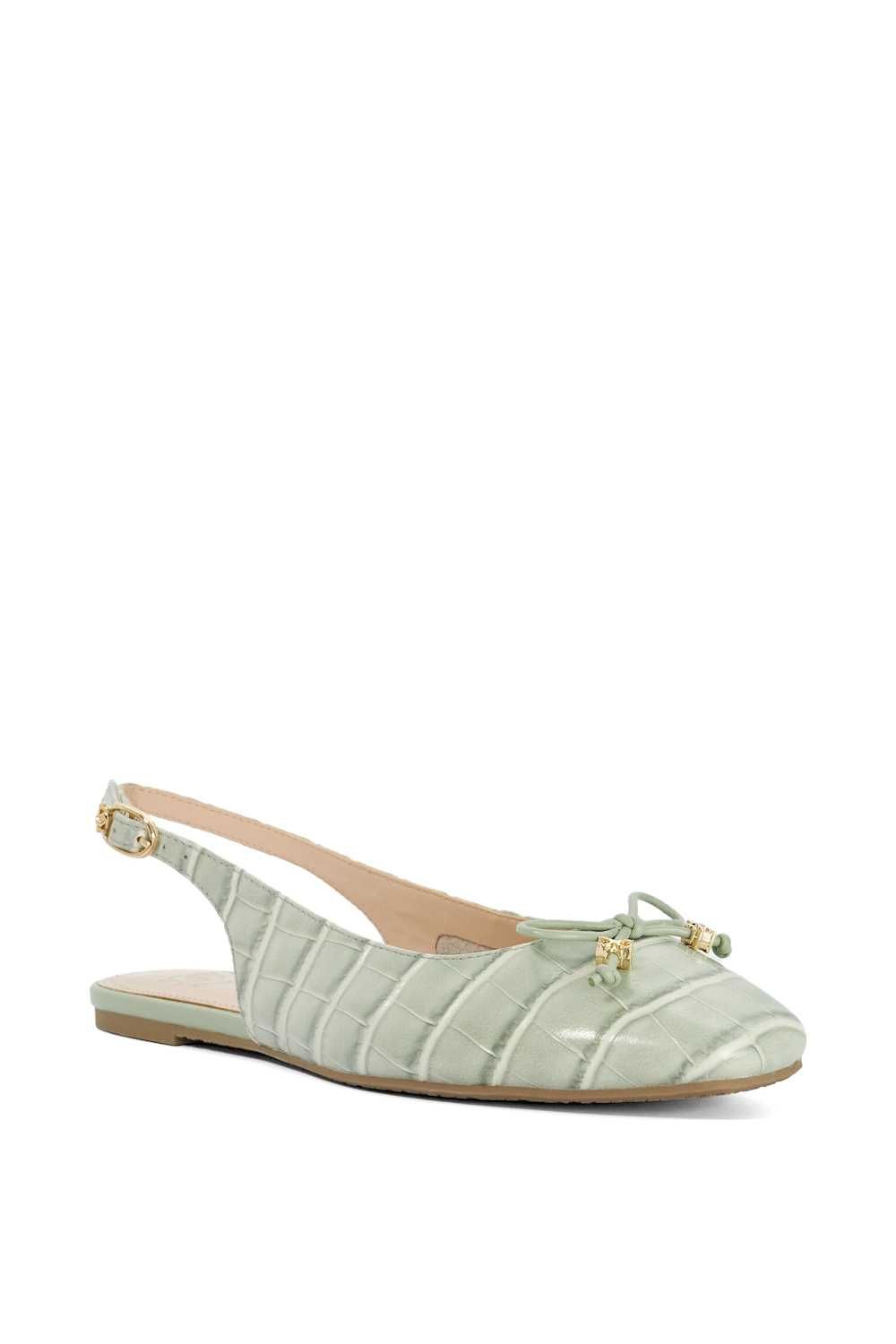 Dune London Haiiden' Leather Ballet Pumps