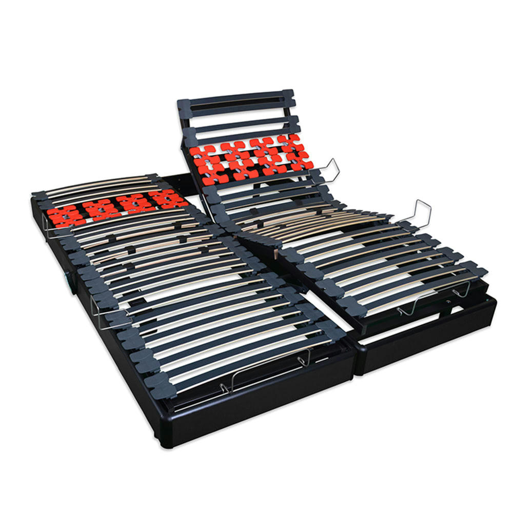 BODYSOFT - Jeu de 2 sommiers électriques  160x200  Lattes & Plots