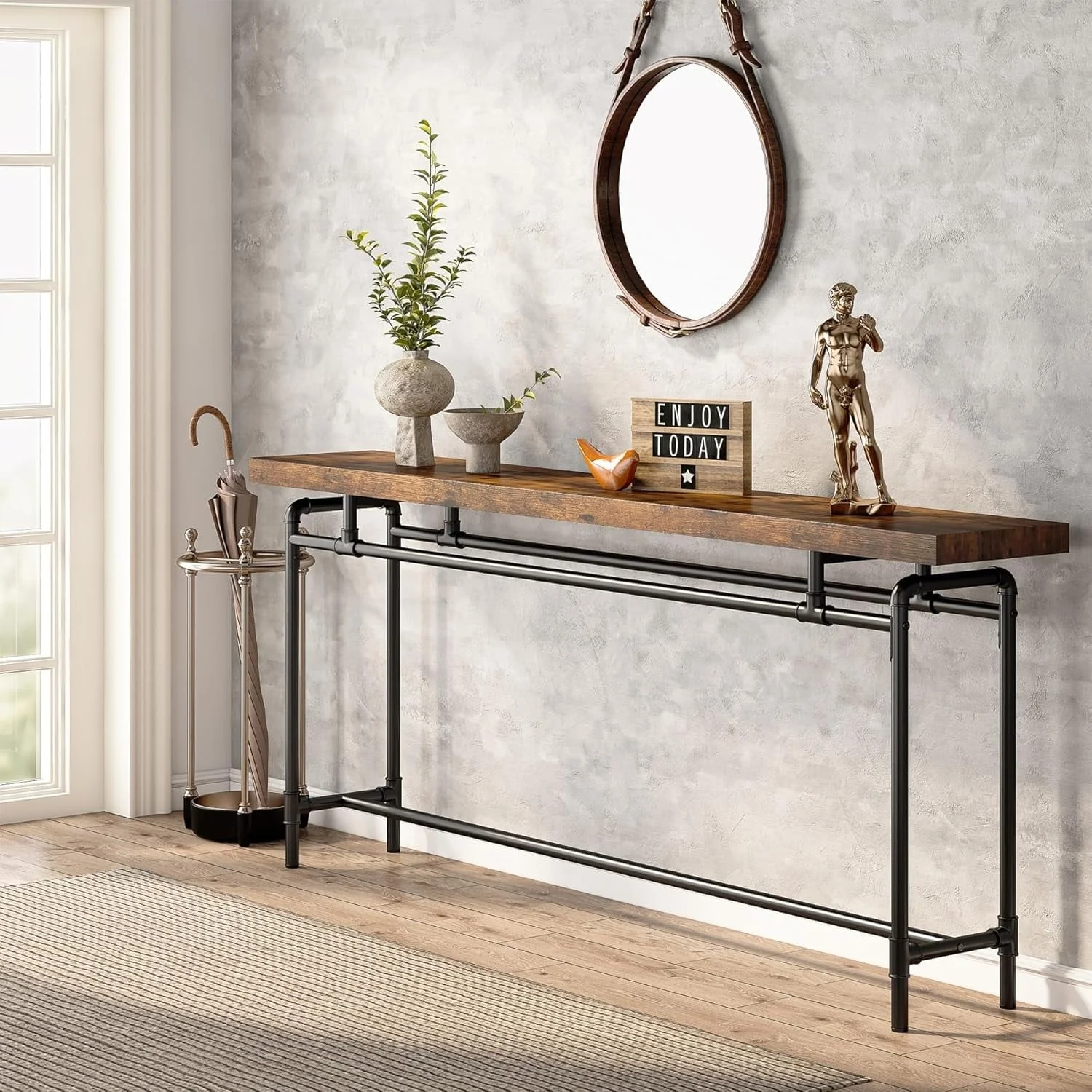70.9 Console Tables for Living Room, Sofa Tables Behind Couch
