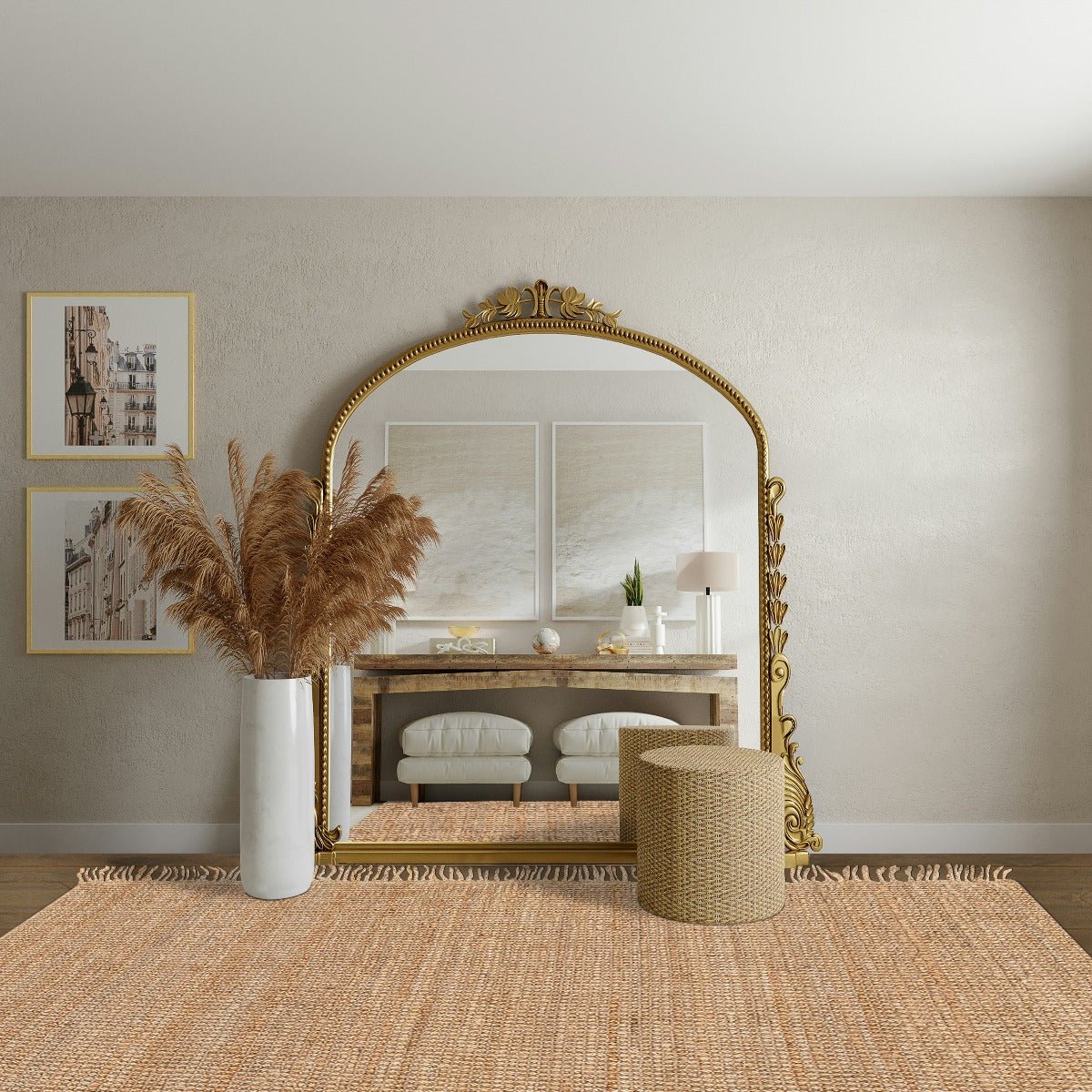 AFK Living vloerkleed Raw - handgemaakt - Jute