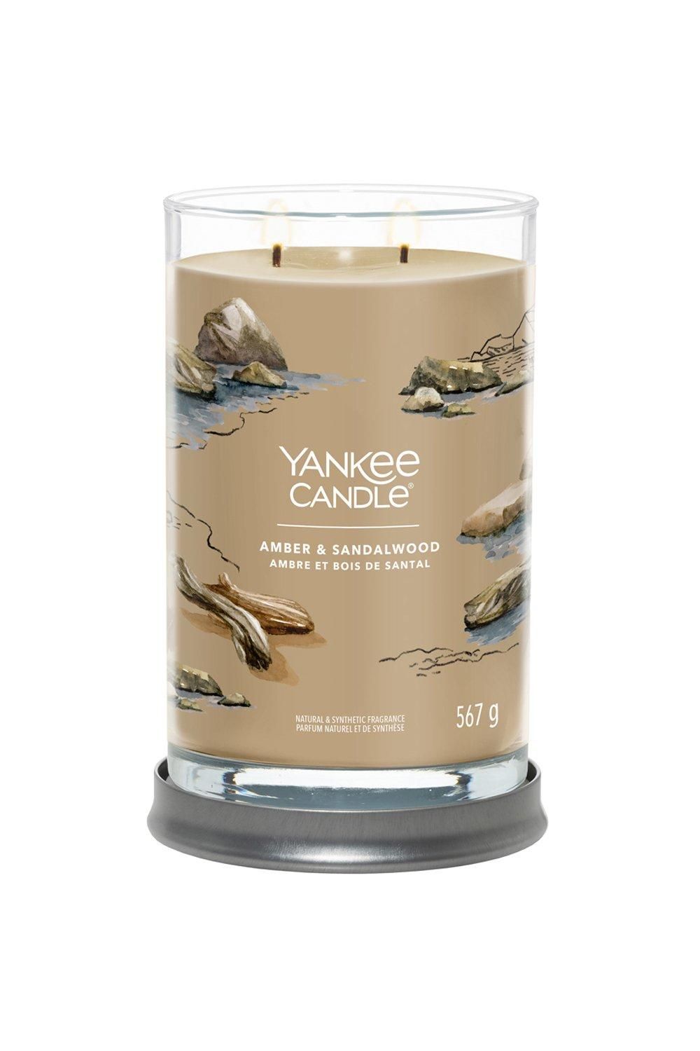 Yankee Candle Signature Large Tumbler Amber & Sandalwood