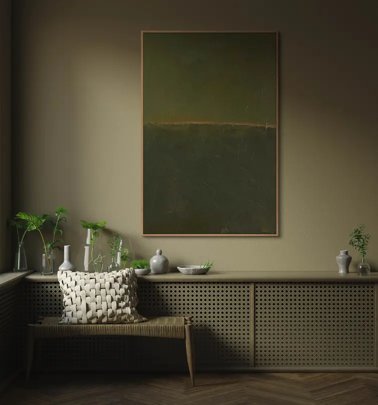 Bild mit Rahmen Design Painting