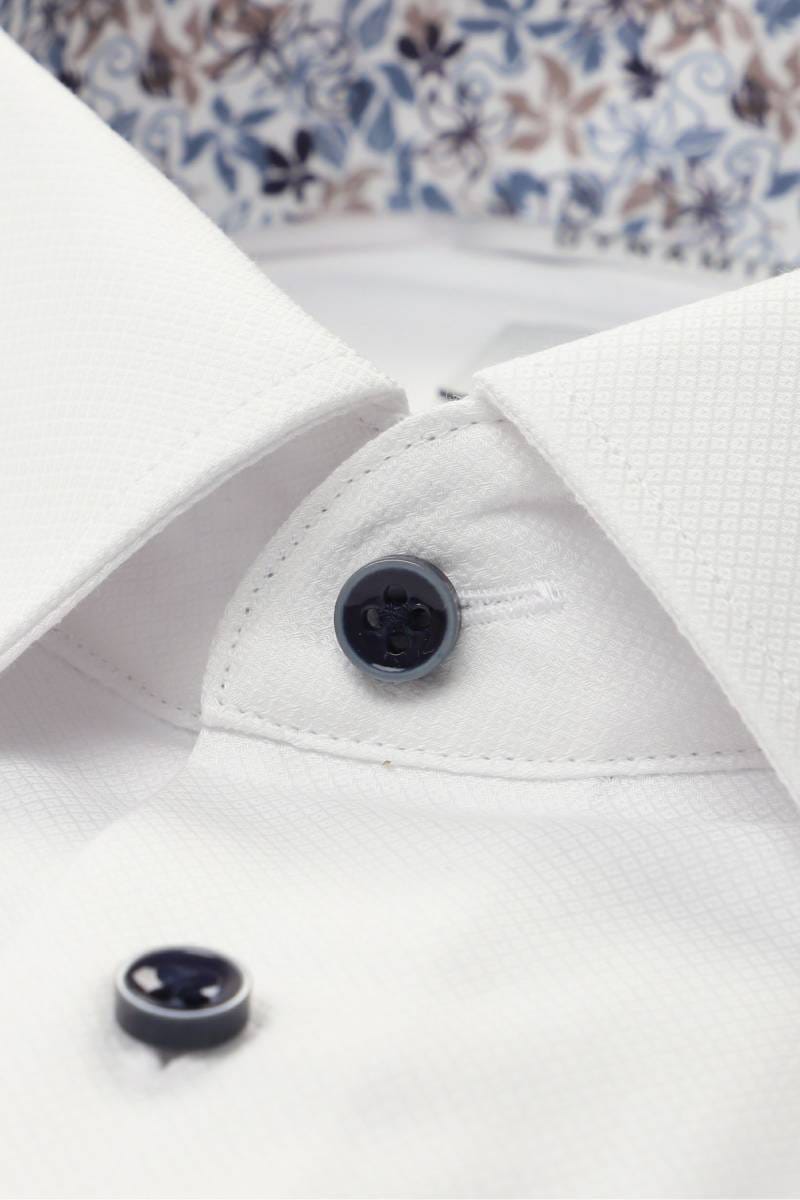 ETERNA Comfort Fit Hemd weiss, Strukturiert