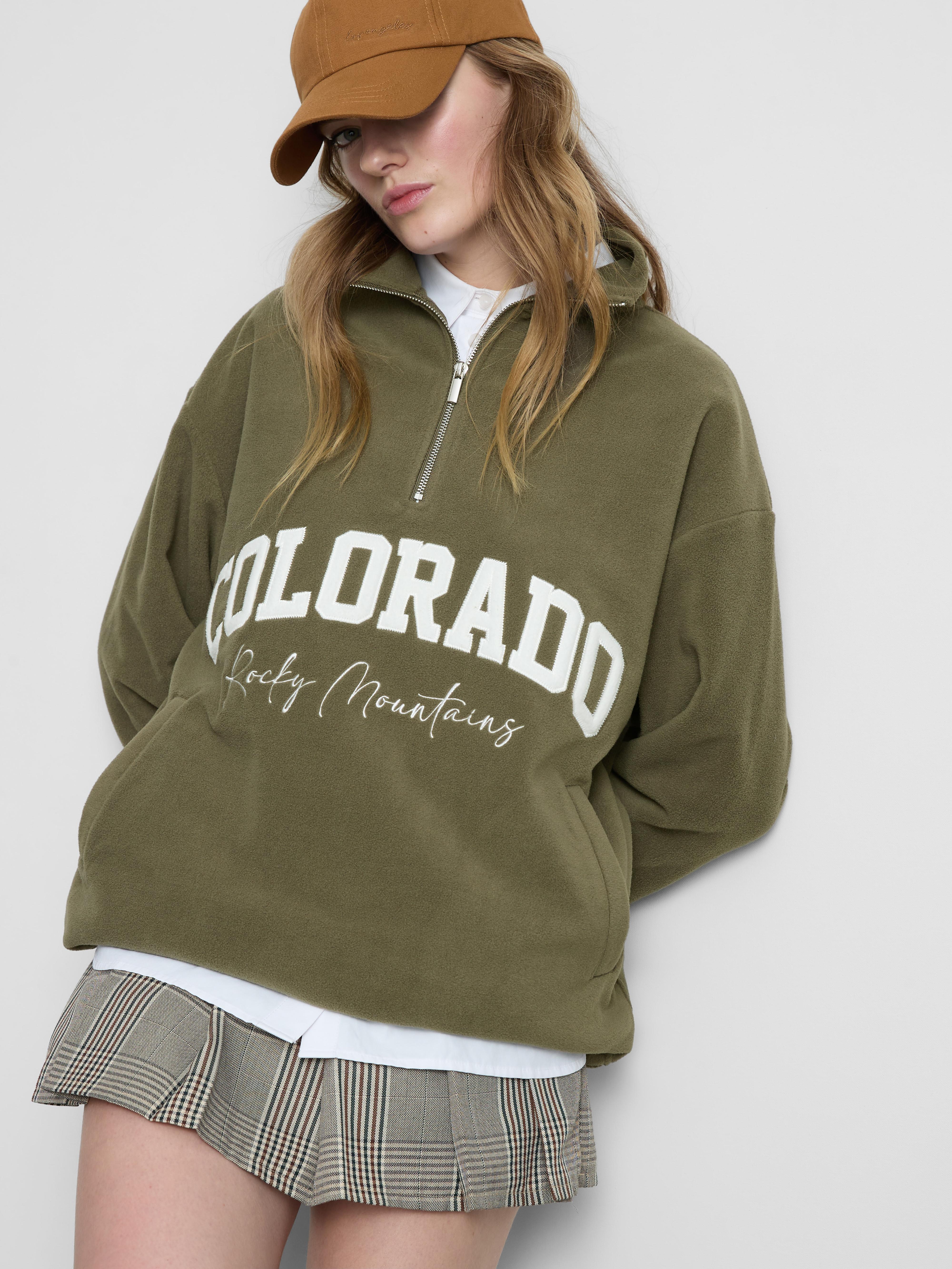 Printed Half Zip Fleece