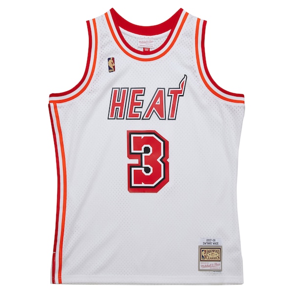 Dwyane Wade Miami Heat 2007/08 Hardwood Classics Swingman Jersey - White