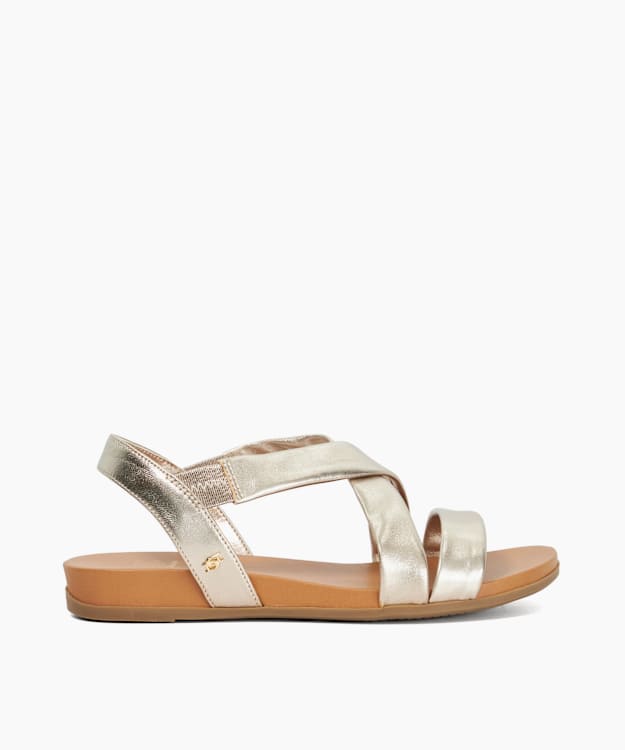 Landies Gold - Flat Sandals