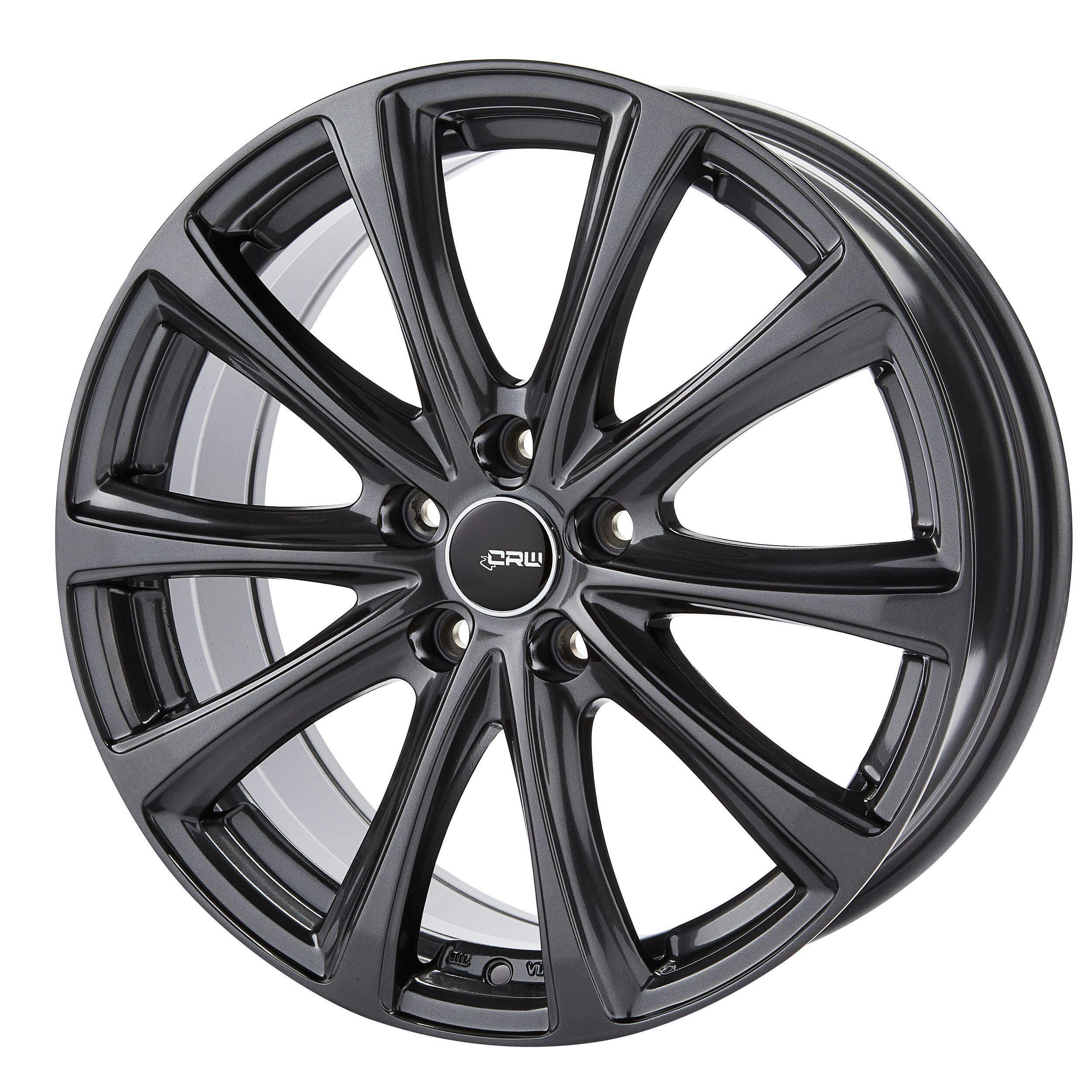 CRW GT2 Alloy Wheel/Rim for Passenger & CUV, Gunmetal