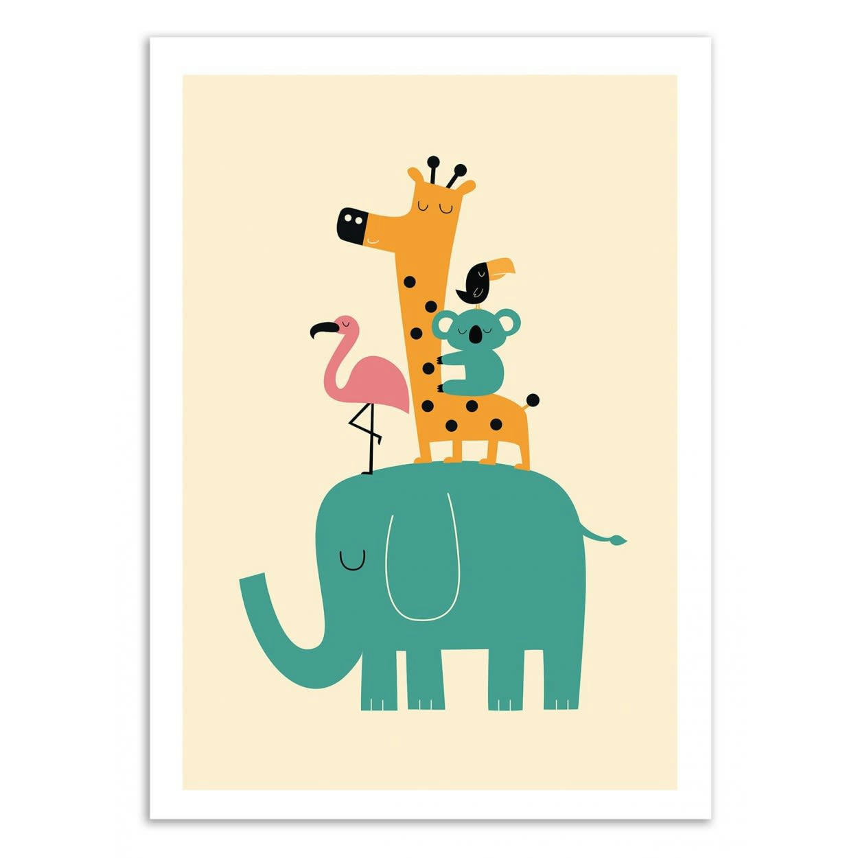 ANDY WESTFACE - MOVING ON -  Affiche d'art 50 x 70 cm