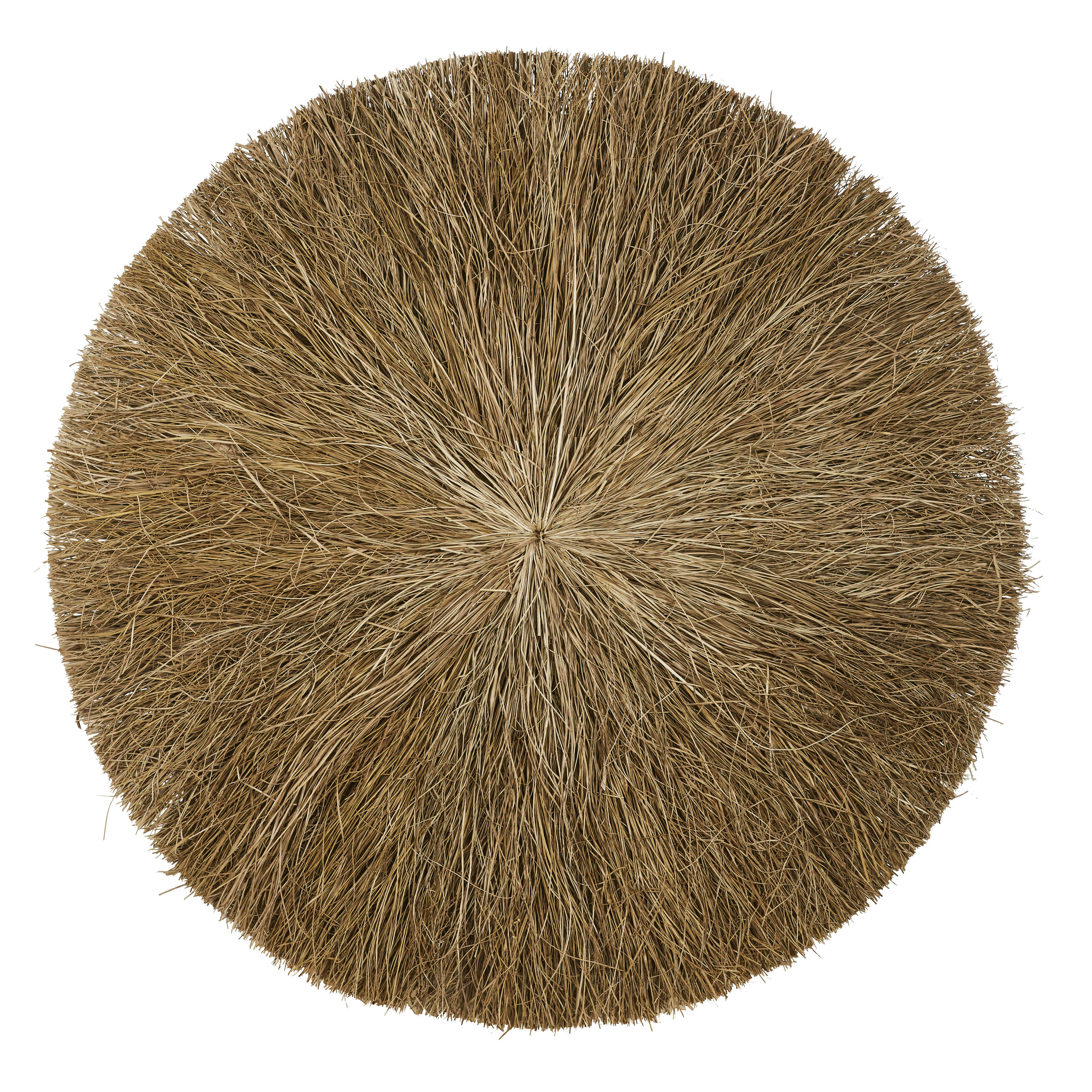 VALMY - Déco murale ronde en fibre végétale D141