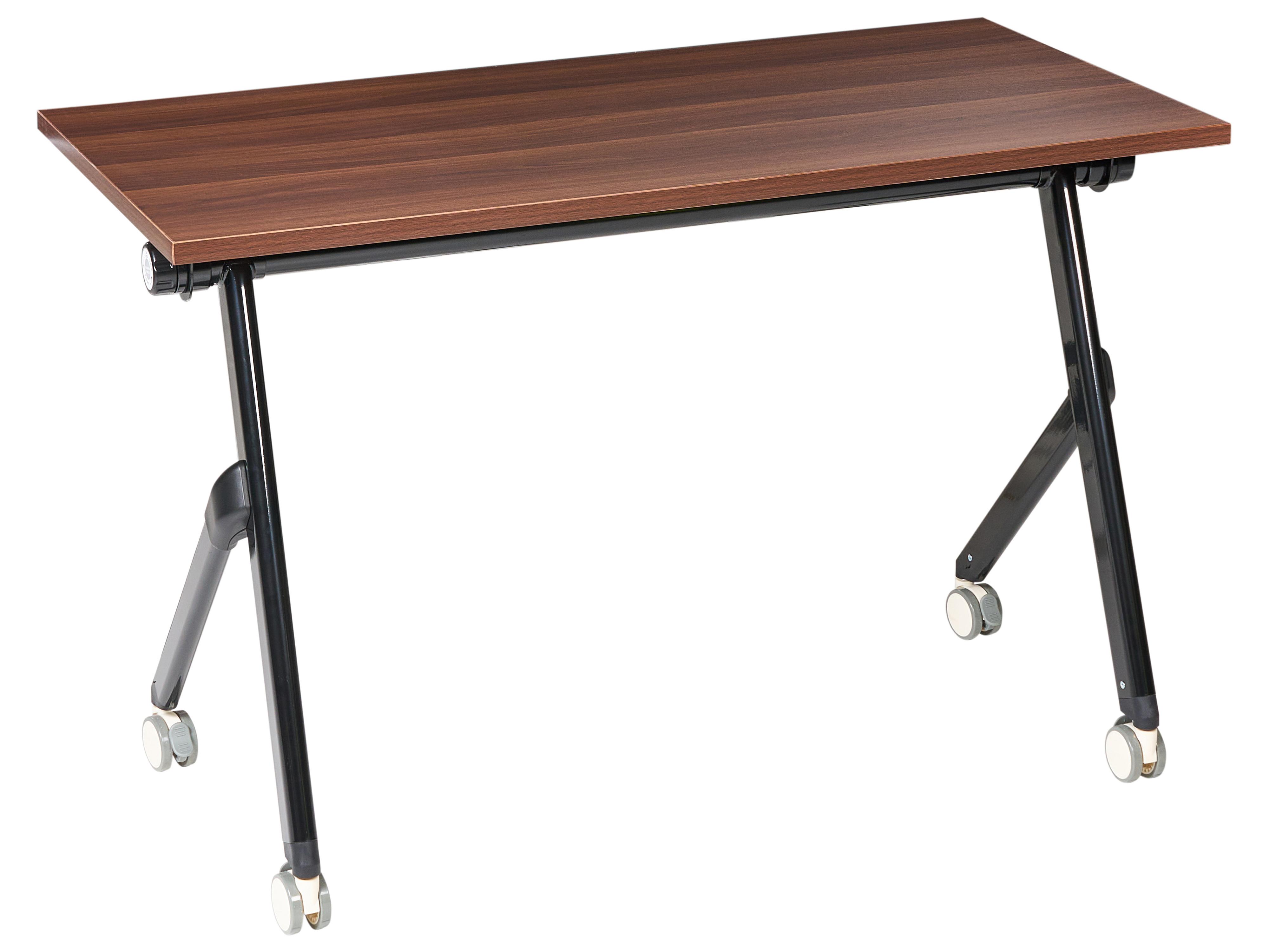 Foldable Office Desk BENDI Dark Brown 120 cm 60 cm