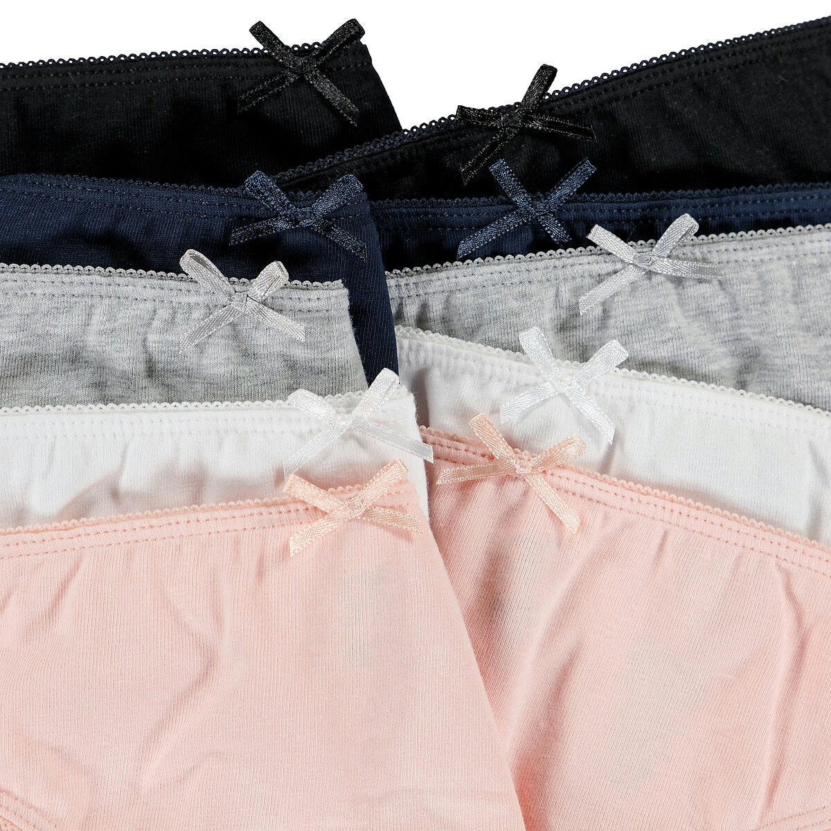 Lot de 10 culottes unies en coton