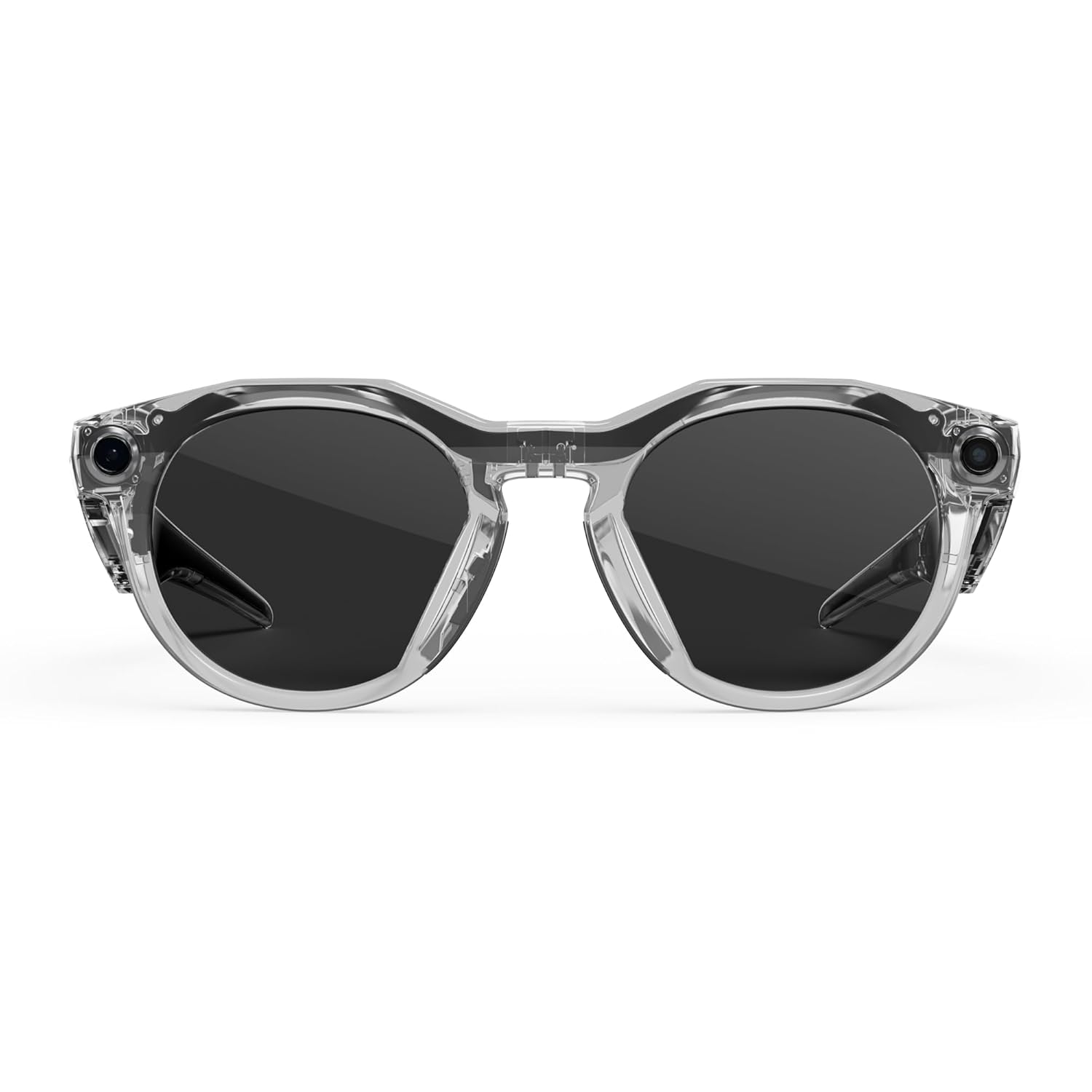 Oakley Meta HSTN  Clear | Smart AI Glasses for Men  Women — Performance for Sports  Athletes — Camera  Audio  Video — 8 Hour Battery — 3K HD Resolution — Clear to Grey Transitions® Lenses