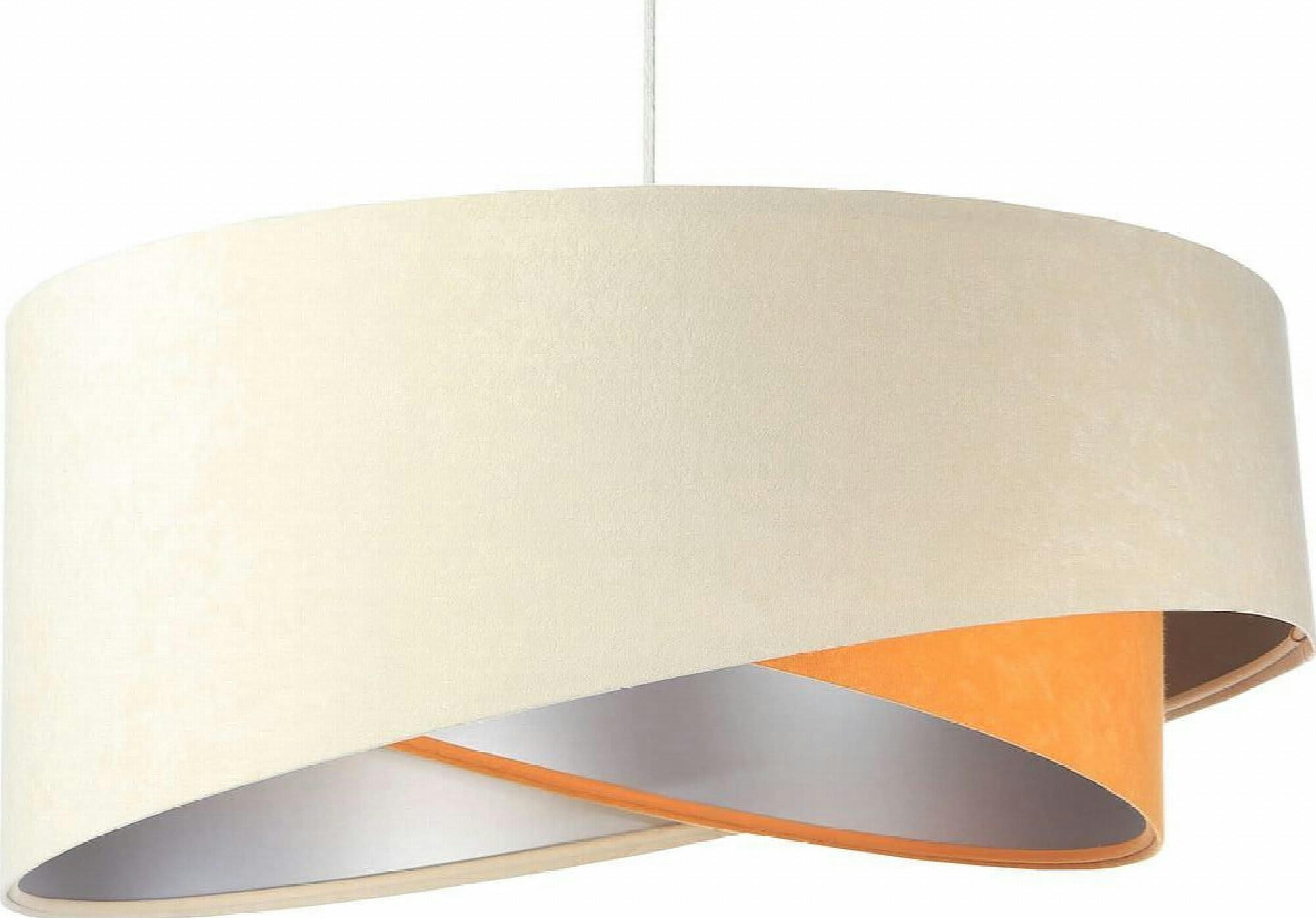 GALAXY - Suspension Tissu Beige 50x50x105 cm