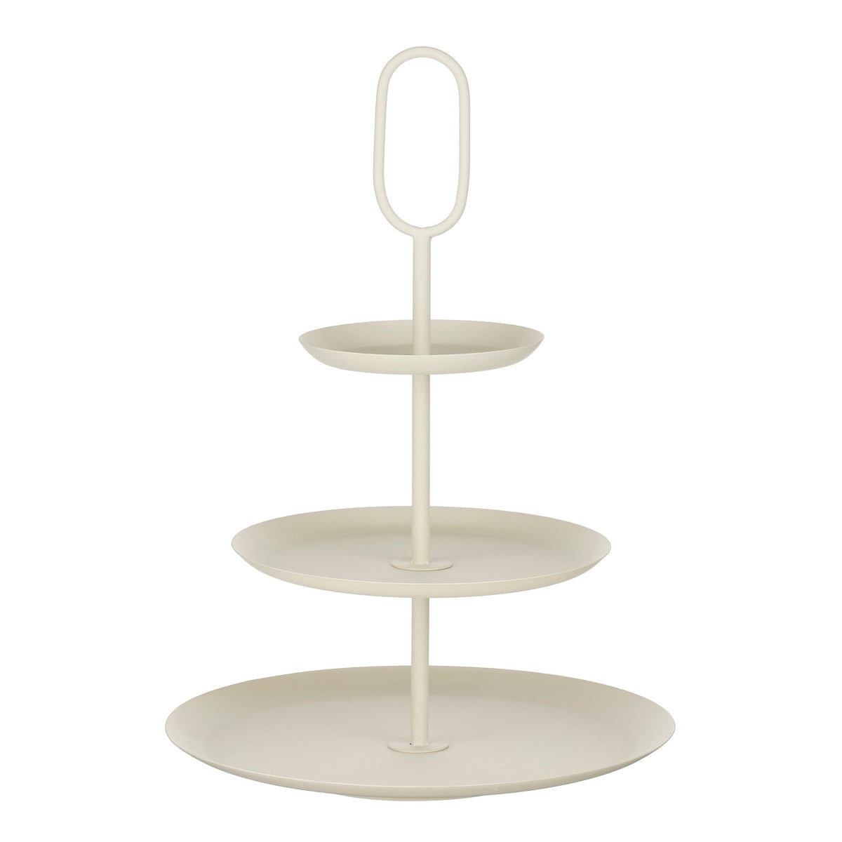 Mica Decorations Rama Etagère – Serveertoren en Dienblad voor Tafel – Ook leuk als Cake en Taartplateau of Serveerplateau – Etagere van IJzer – H55 x