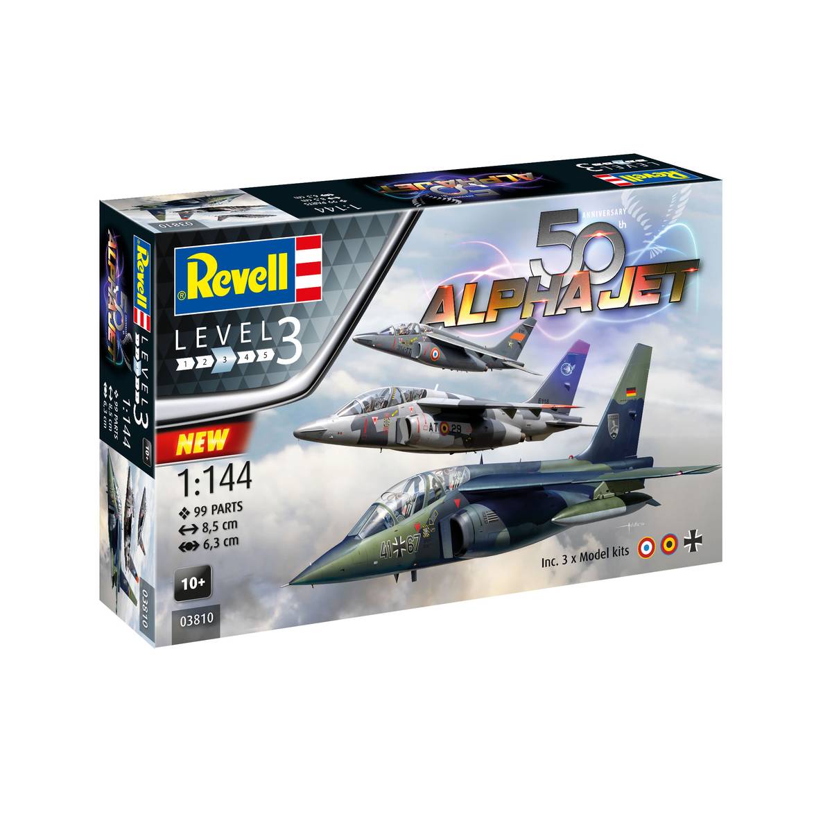Revell 50th Anniversary Alpha Jet Model Kit 1:144