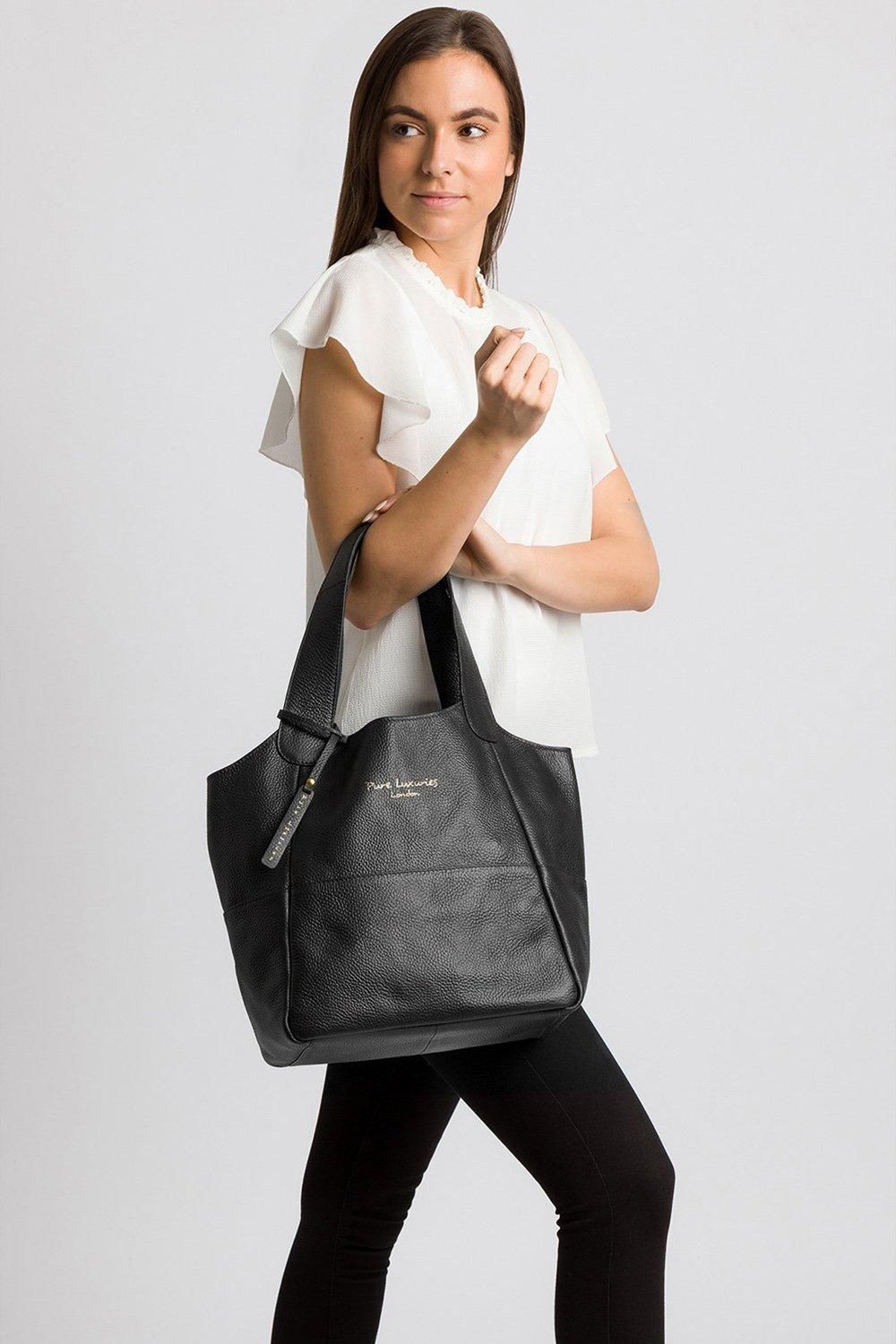 Pure Luxuries London Freer' Leather Tote Bag