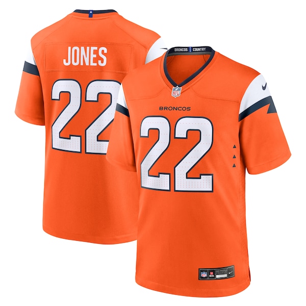 Brandon Jones Denver Broncos Nike Team Game Jersey -  Orange