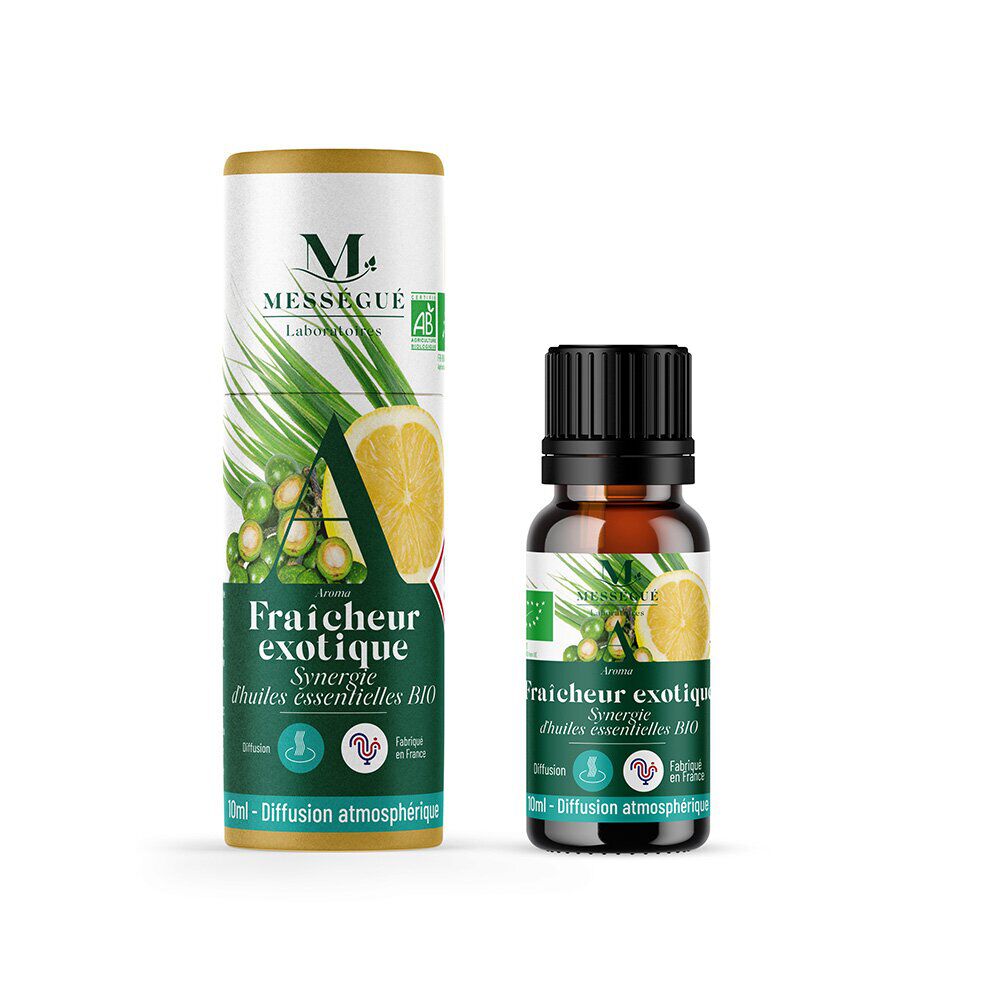 Synergie d'huiles essentielles bio fraÎcheur exotique Mességué 10ml