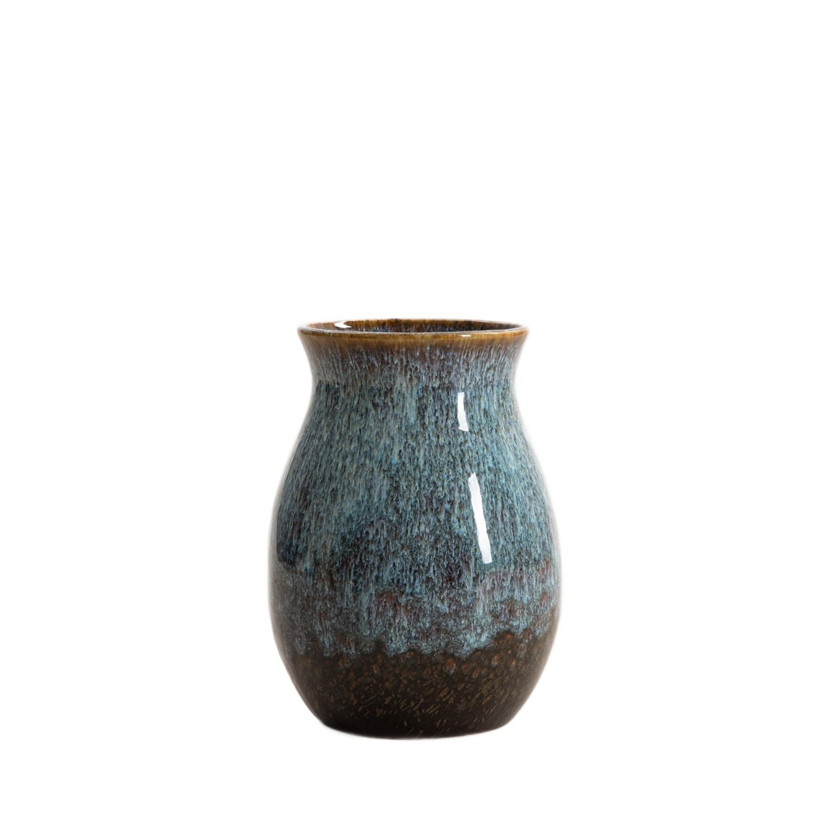 Wazon CASPER ceramiczny granatowy 13,5x13,5x18 cm HOMLA
