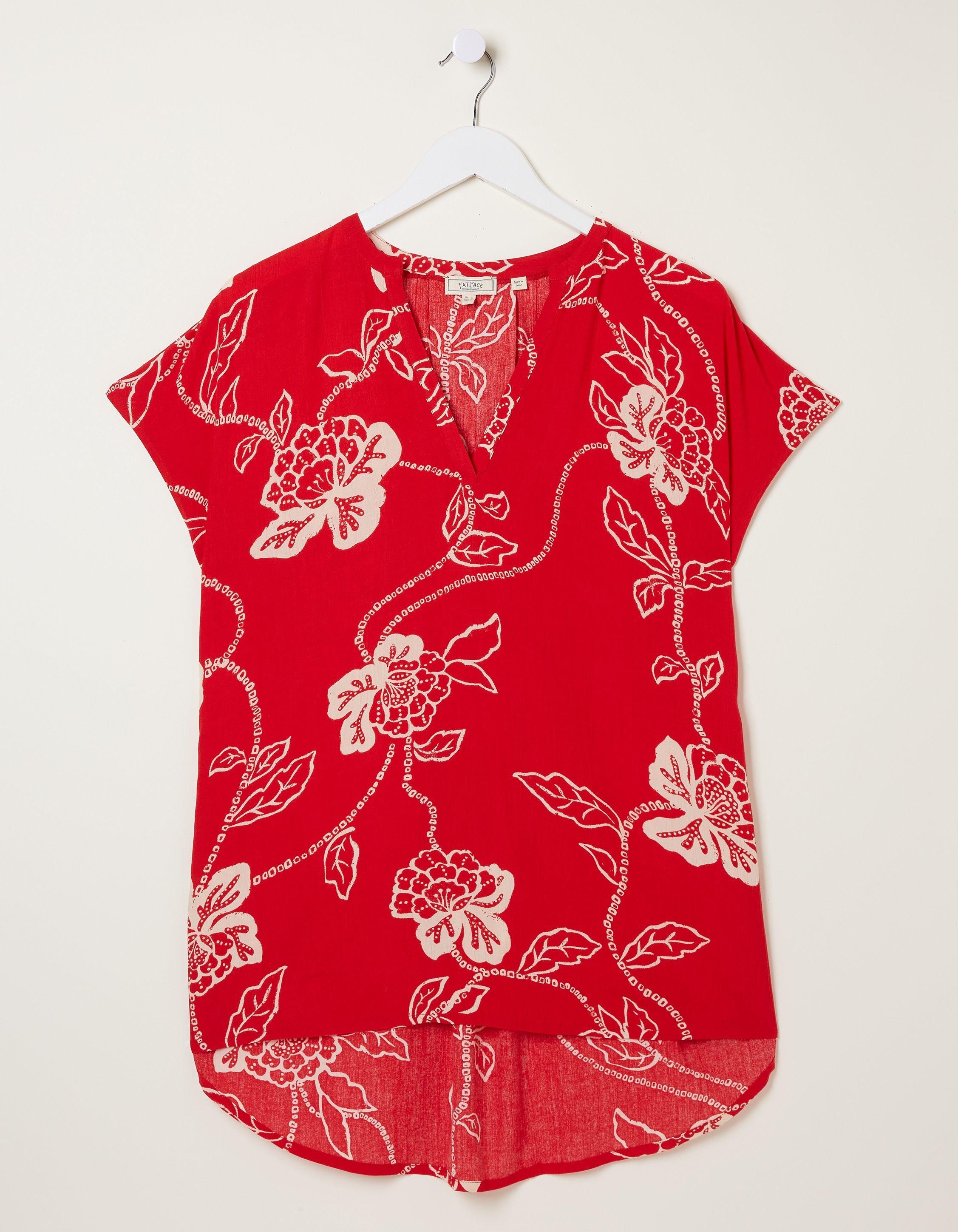 Piper Batik Red Tunic