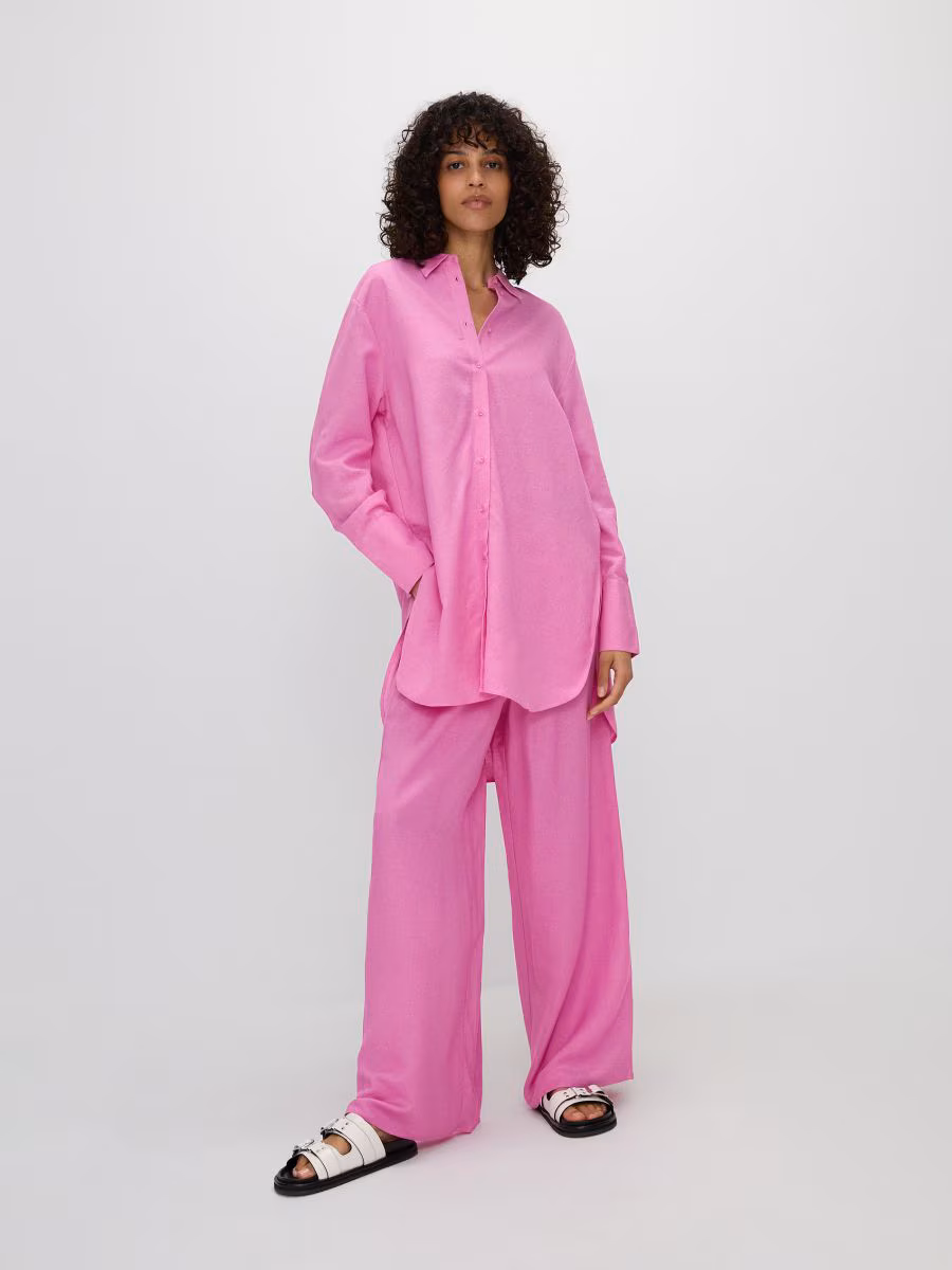 Longline Viscose Rich Shirt