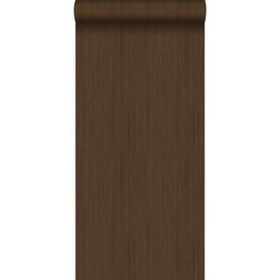 Origin behang - fijne strepen - bruin, glanzend goud - 53 cm x 10,05 m
