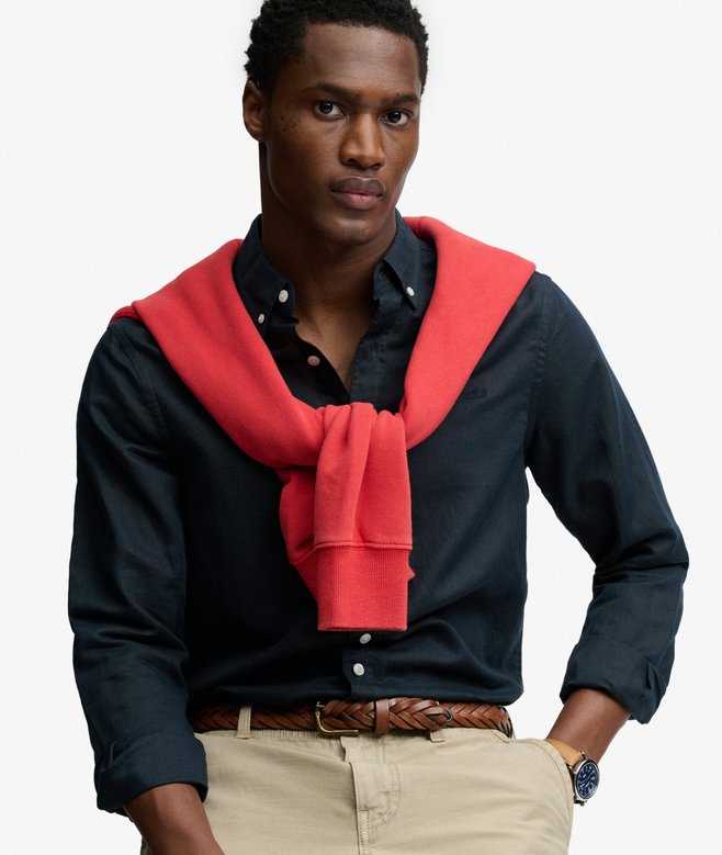 Cotton Linen Long Sleeve Shirt