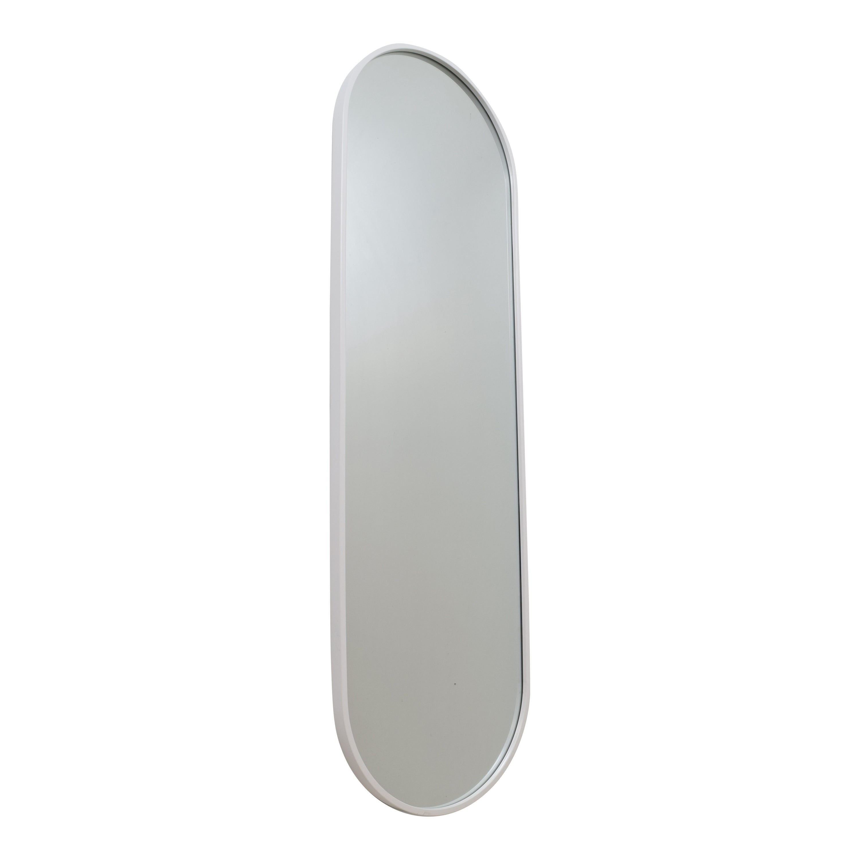 Fragix Boston Passpiegel Ovaal - Wit - Metaal - 130x40