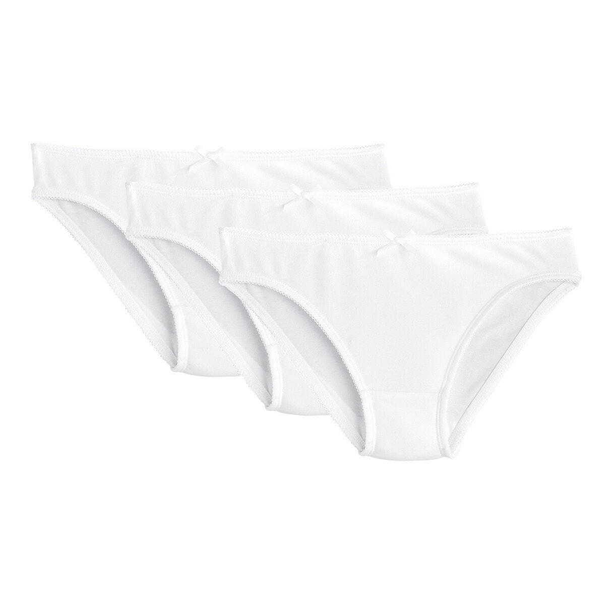 Lot de 3 slips en coton extensible