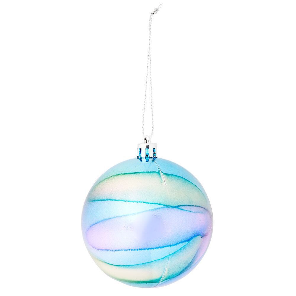 Boule de No&euml;l iridescente Ø8cm