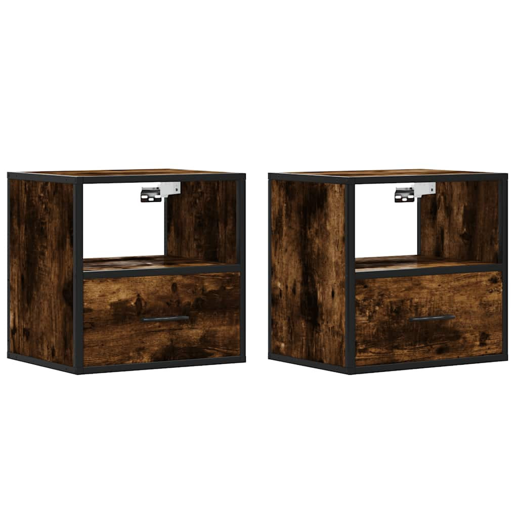 2x Szafka Nocna Wisząca Komoda Stolik Nocny Do Sypialni 40x31x39.5