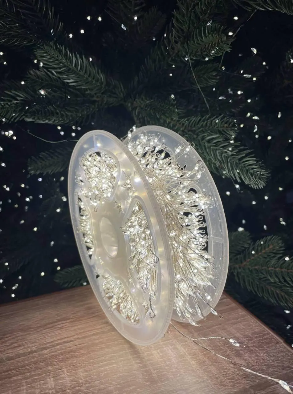 3000 LED Christmas String Lights 100m, Warm White Fairy Lights, Clear Wire, Remote Control, 8 Modes, Timer, Christmas Tree Lights