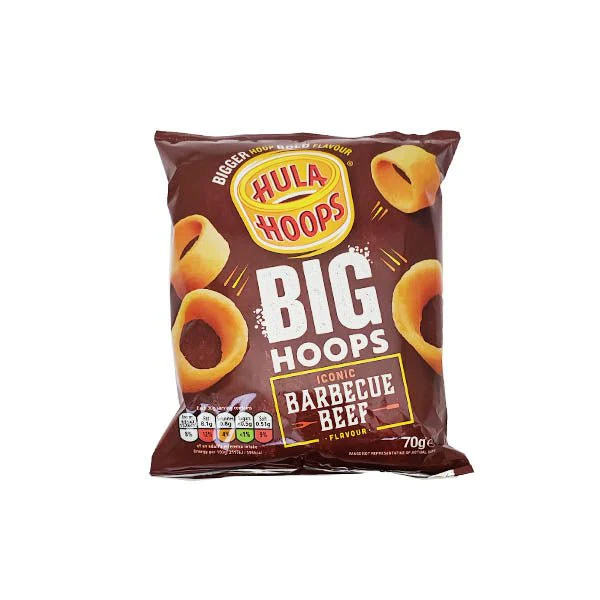 Hula Hoops Big Hoops Bbq 70g