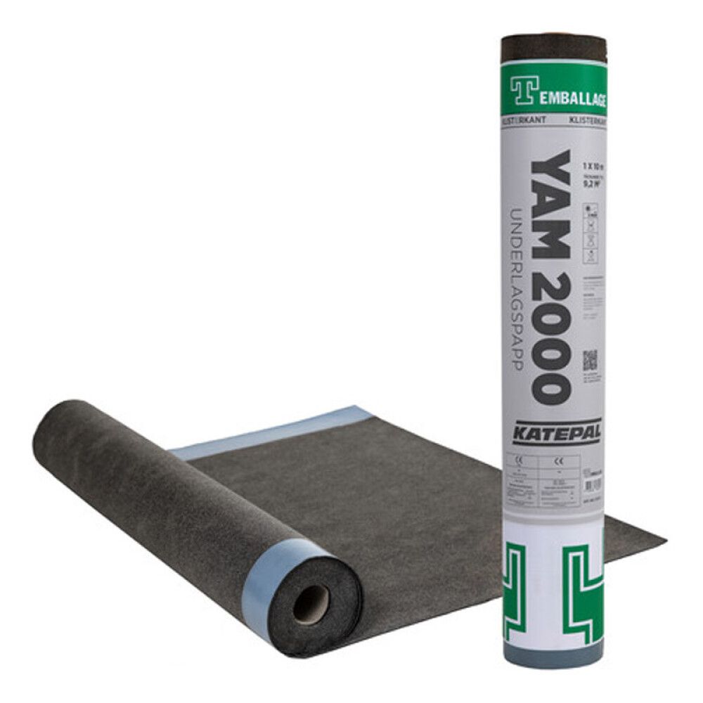 UNDERLAGSPAKKE TECCA YAM 2000 KK 1X10M SVART