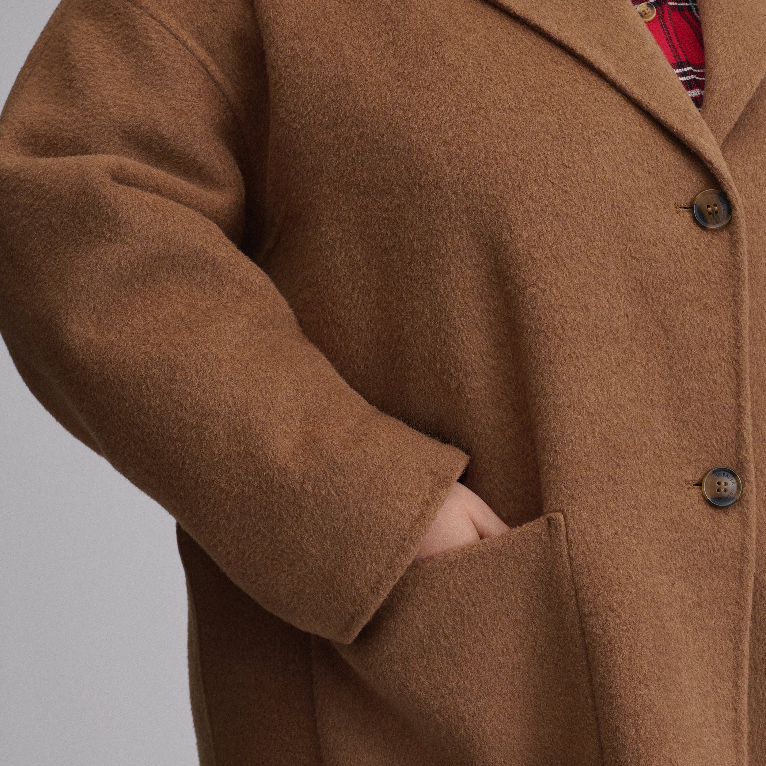 Women's Wool Blend Trench Coat