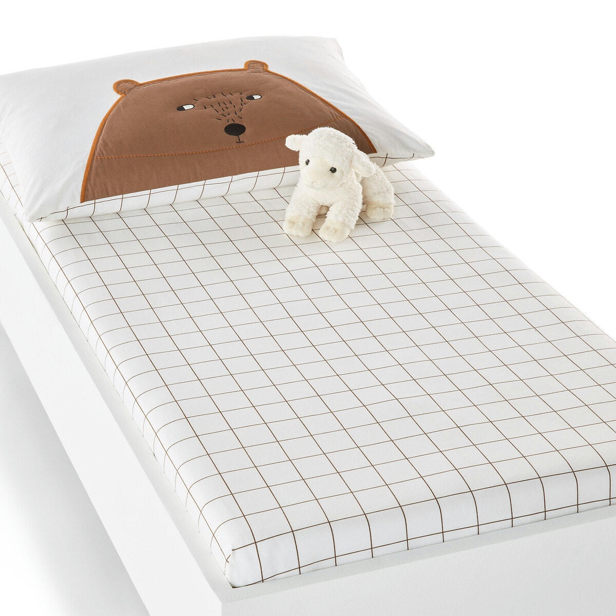 Drap housse en coton bonnet 17 cm