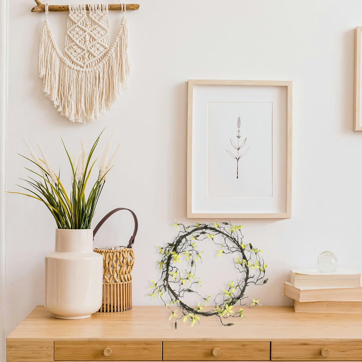 - Couronne Forsythia D33cm